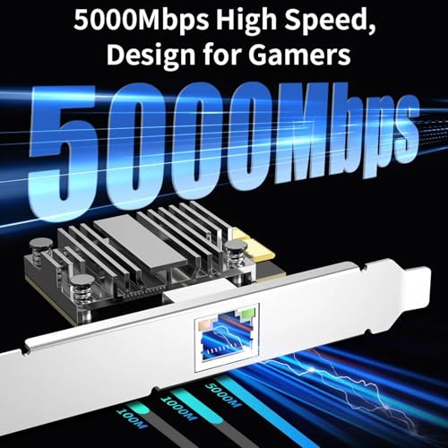 Adaptador PCIe RJ45 con diseño compacto del 20% para transmisión estable 7