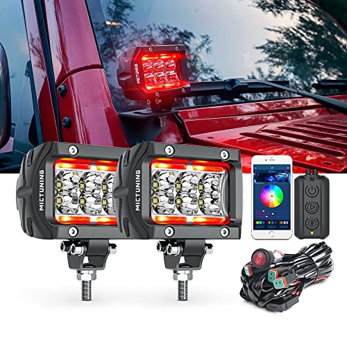 Mictuning S1 Rgbw Led Pods Light With Mictuning K1 Rgbw Led Pods Light Atmosphere Light Bar #TOP5