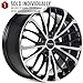 Circuit Performance CP36 18x8 Wheel Gloss Black/Machined Face 5x112 Bolt Pattern, 18 Inch, 40mm Offset, 73.1mm Compatible with VW Jetta, Passat, Golf, Audi A3 A4
