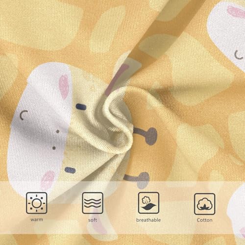 Wusikd Cute Animals Girls' Underwear Cotton Giraffe Girls Briefs Soft Toddler Underwear 4T Multi3