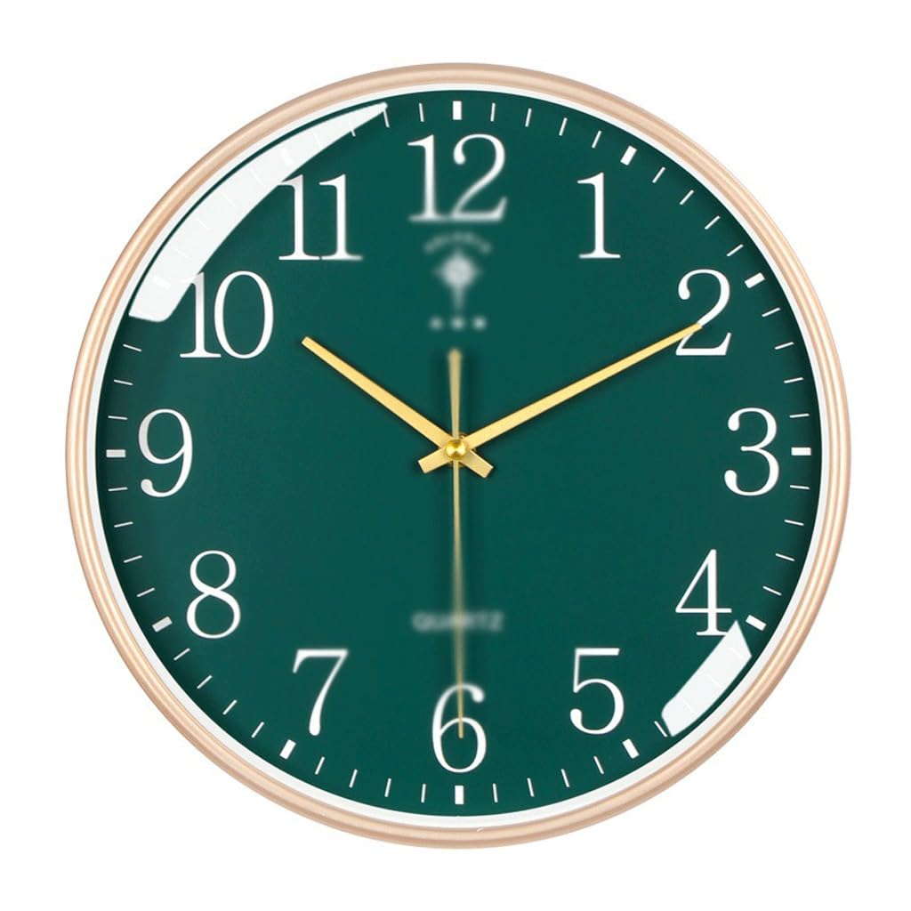 EINES Silent Decorative Wall Clock Clock Wall Clock Living Room Modern Home Clock Wall Hanging Quartz Clock Easy to Read
