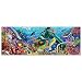 Melissa & Doug Underwater Oasis Floor Puzzle (Easy-Clean Surface, Promotes Hand-Eye Coordination, 200 Pieces, 18” L x 50” W)