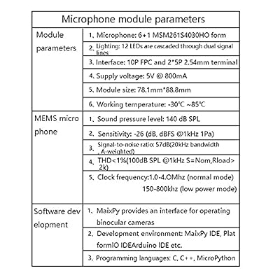 Sipeed 6+1 Mic Array Sound Source Localization Beamforming Speech Recognition Microphone Array Sipeed Authentic