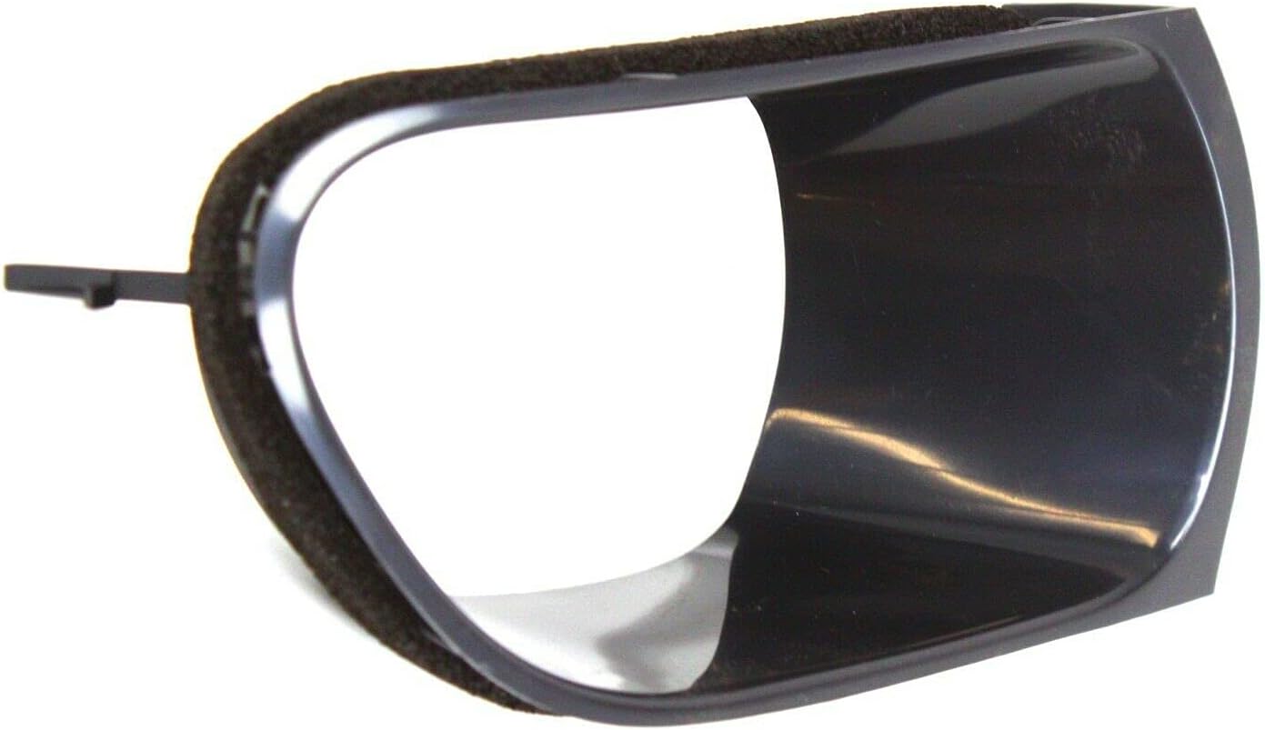 DAT AUTO PARTS Front Right Passenger Side Fog Light Cover Bezel Trim Fits 2005-2007 Toyota Avalon XL XLS Touring Limited full size sedan, Black Smooth Plastic, Replaces TO1039122, 52127AC901