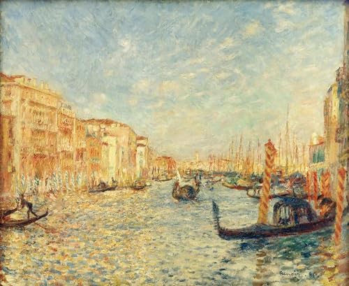 Toile Renoir Venise pour décoration chambre à coucher ambiance nordique