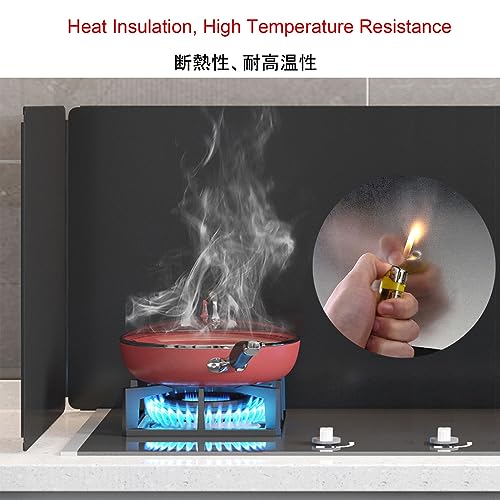 Bouclier anti-éclaboussures pour cuisinière à induction – Protection étanche pour cuisine et camping, empêche les éclaboussures d'huile, facile à nettoyer, design durable – Idéal pour une cuisine sans