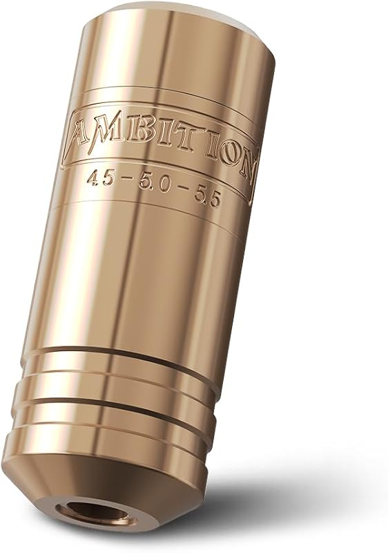 Ambition Torped Máquina Pen Rotativa para Tatuagem com Motor Brushless e Curso de 5,5 mm, Dourada