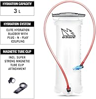 Vista 6 de USWE Outlander - Mochila de hidratación con bolsa de agua, mochila de hidratación, mochila para ciclismo, MTB, trail running y más