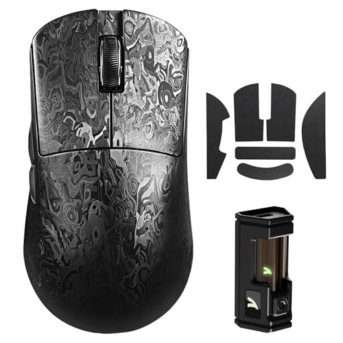 Image of ATTACK SHARK R11 Ultra 8K Carbon Fiber Wireless Gaming Mouse, Ink&Tape | PAW3950 MAX Sensor,49g Ultra-Lightweight,Nordic 52840 MCU Chip,42K DPI,Wired /BT /2.4GHz Wireless Programmable Mice for PC /Mac