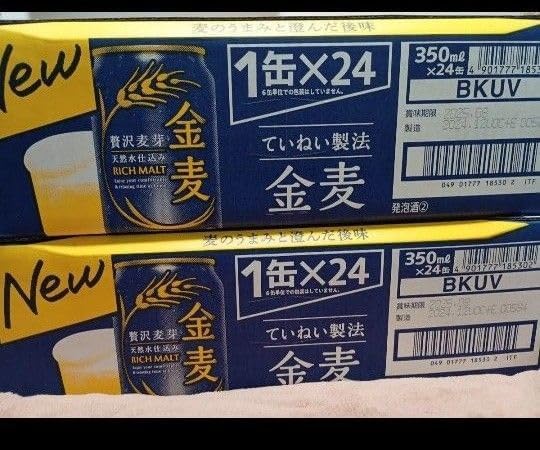 金麦48本 2ケース分 行楽 お花見 お盆 夏休みに KIYA