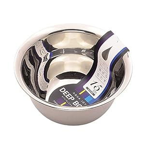 Pearl Metal Aqua Joy HB-986 Stainless Steel Deep Ball, 5.9 inches (15 cm)