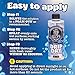 Salty Captain Drip Dry Hydrophobic Coating 33.8 oz – Post Wash Hydro Coat Safe for Cars, Boats & RVs – Glossy, UV-Protected Finish – Foam Gun Compatible & Easy to Apply – Premium Lab Tested Quality