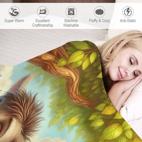 Couverture polaire âne douce en flannel, un plaid de lit idéal à offrir - 6