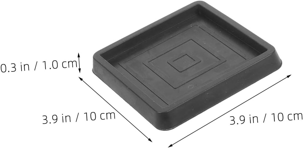 DOITOOL 12pcs Rubber Skid Furniture for Chairs Beds Multi-Function Wheel Stoppers Protect Floors from Scratches and Noise Pads