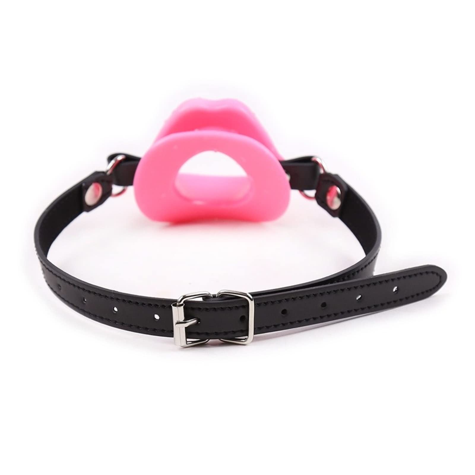 Bâillon SM En Cuir à Boucle O-Ring - Jeu De Rôle Bondage Réglable Pour Couples