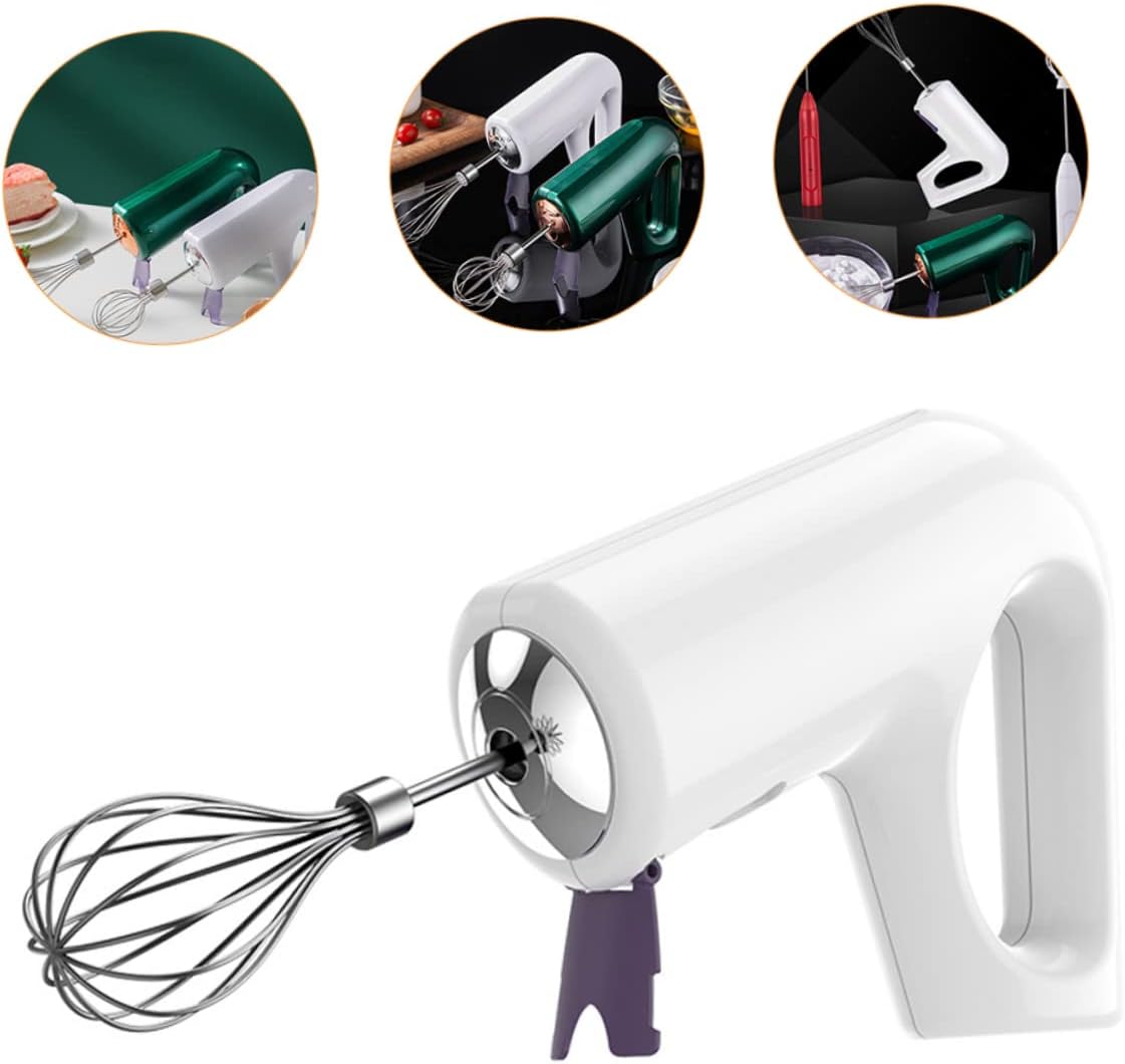 Garneck Handheld Electric Mixer Electric Egg Beater Egg Whisk Kitchen Appliance Easy to Use