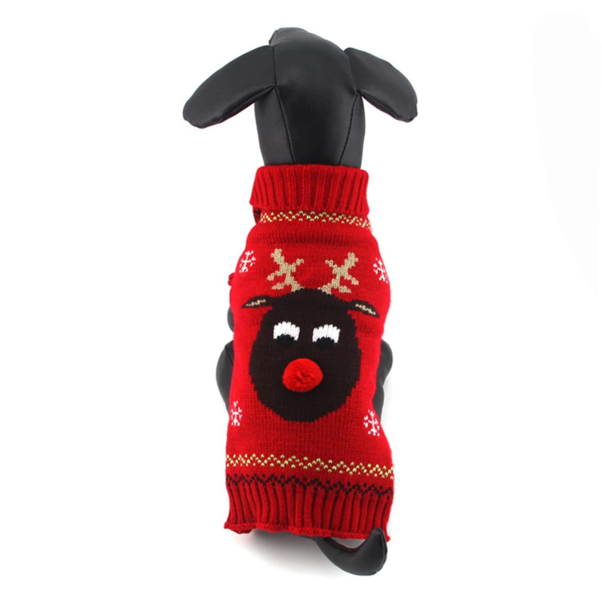 BESPORTBLE 2 Pz Maglione per Cani Cappotto per Animali Domestici di Natale Caldi per Cani Christmas Sweater Pullover Natalizio Maglioni Natalizi Vestiti Natalizi per Animali Domestici