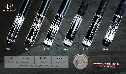 Taco de Billar Universal Elega Stroke ES Series miniatura 3
