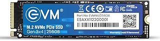EVM M.2 NVMe Internal SSD (2280) - 2000MB/s Read - PCIe Interface Gen 3x4-4X Faster Than SATA SSD- 5 Year Warranty, (EVMNV/256GB)