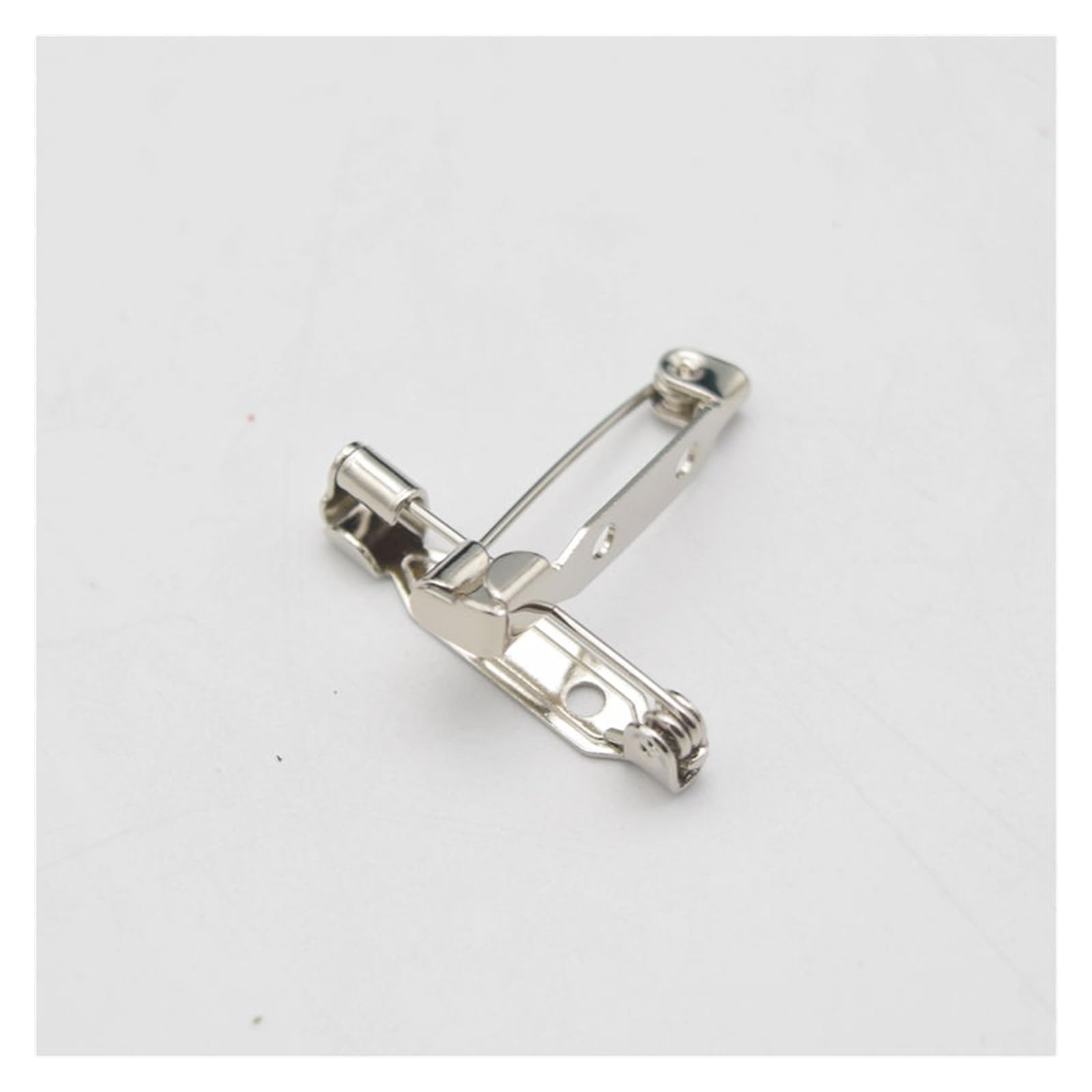 magnetyczne zapięcia do broszek, agrafki, Broszka z podstawą, uchwyt na identyfikator, 10 sztuk, różne rozmiary, złoto, stal nierdzewna, żelazo(Iron,15mm)