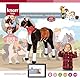 Knorrtoys 40750 - Stehpferd XXL Winnie Standpferd Reitpferd, mit Sattel und Zaumzeug, braun, Dunkelbraun