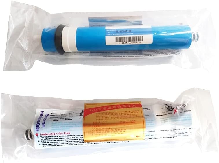 逆浸透 メンブレン ハウジング、 2 個 50/75/100GPD ホームキッチン逆浸透 RO 膜交換水システムフィルター浄化水 台