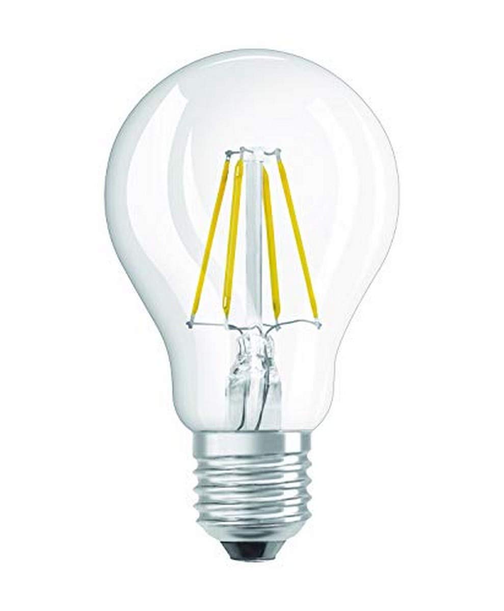 Osram Bulb Shape Star Classic A LED Non-Dimmable Lamp, Glass, Cool White, E27, 4 W