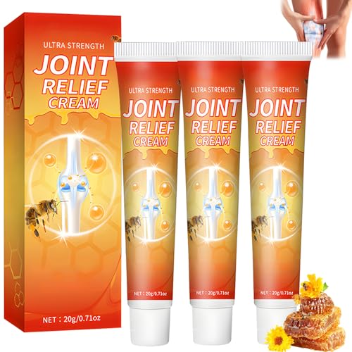 TFSUDI 3Pcs Joint Relief Cream Arthritis Ultra Strength, Joint Advanced Cream, for Back, Neck, Feet, Shoulde