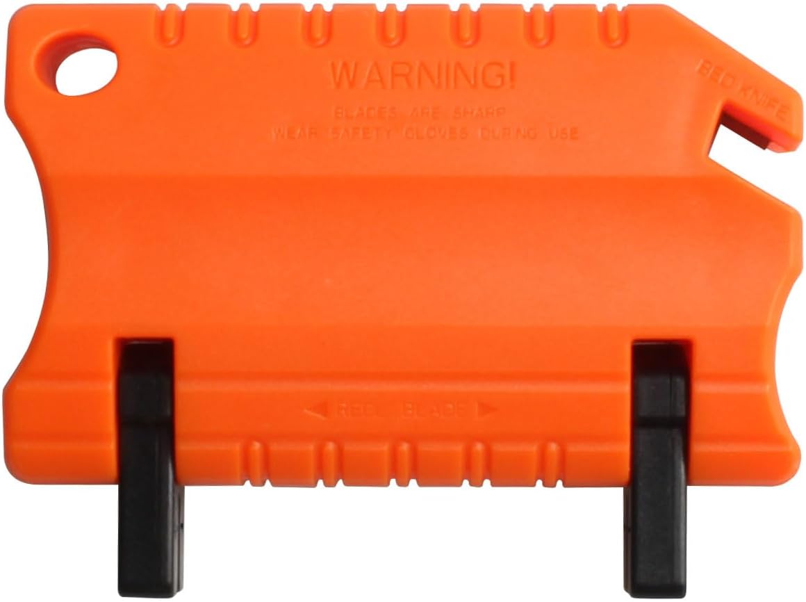 Reel Lawn Mower Blade Sharpener Kit for Push Mower, Push Mower Sharpener for Reel Mower, Orange