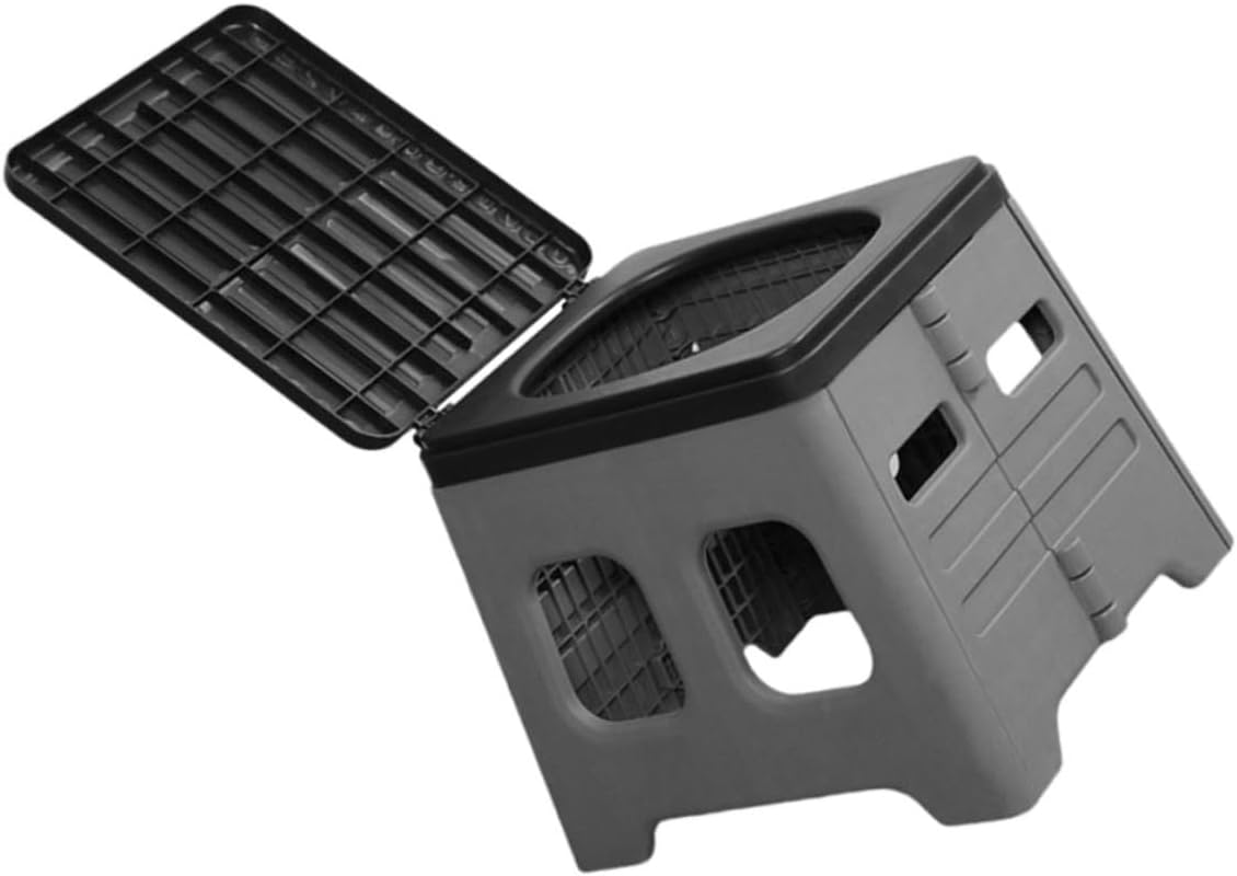 Portable Folding Toilet for Car Camping Lightweight and Compact Emergency Potty for Outdoor Travel and Camping Use Simple and Durable Design for Easy Storage