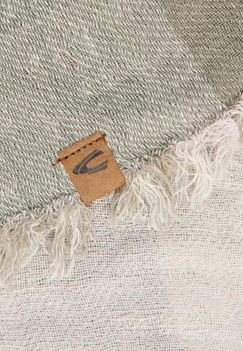 Écharpe camel active de qualité supérieure en maille gris vert - 3