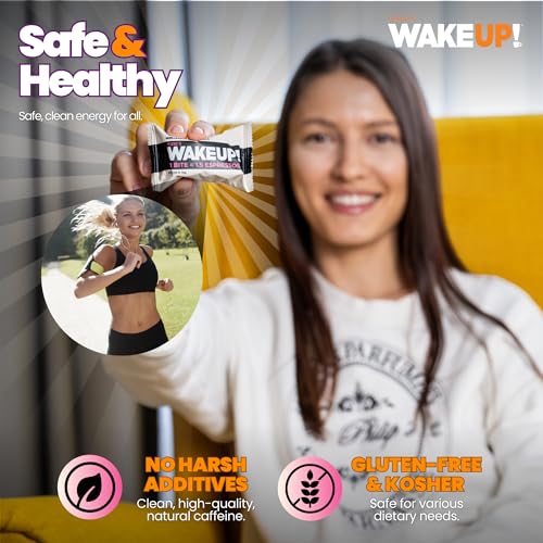 Image of WAKEUP! Caffeinated Vanilla Creme Bites,1.5 Espressos, Gluten Free, 8 Pack