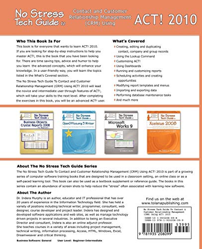 Tolana Publishing Murphy, Indera No Stress Tech Guide To Contact & Customer Relationship Management thumb #1