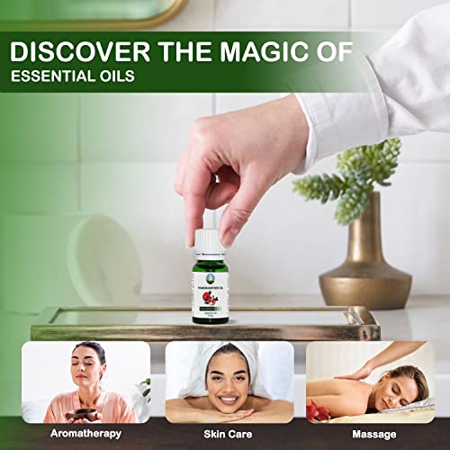 NPOW Pomegranate Essential Oil - Pomegranate Oil for Diffuser, Organic Essential Oils Blend, Pomegranate Oil for Face, Essential Oil Infused with Pomegranate, Essential Oils for Skin - 10ml - Image 4