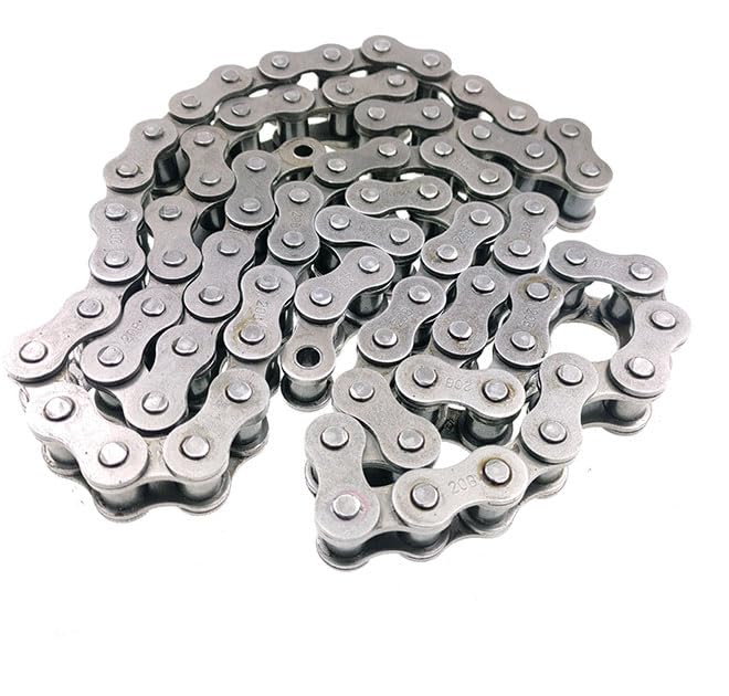 Rollenkette 20B-1 Simplex 1 1/4 Zoll Antriebskette Marka Ozdowski DIN 8187 schwere Ausführung, Stahlkette für maximale Belastung, Industriestandard, langlebig