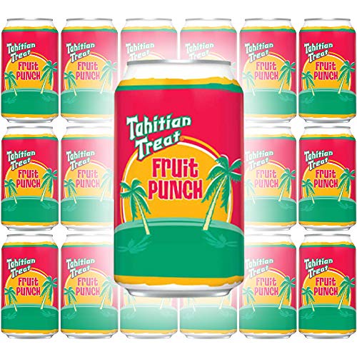 Tahitian Treat, Fruit Punch Soda, 12 Fl Oz Can (Pack of 18, Total of 216 Fl Oz)