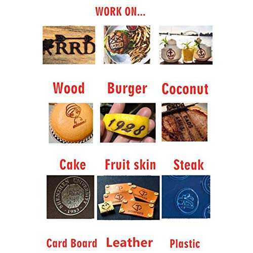 Electric Branding Iron, Customize Wood Stamp Gift For Woodworker And Leather Craft Food Branding Iron 350W (8Mm Electric Iron Only) #TOP3