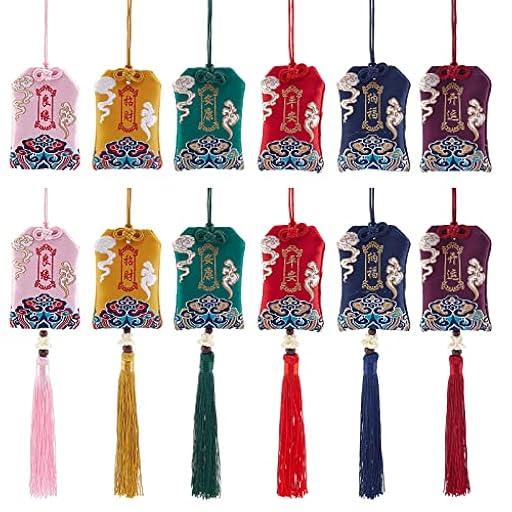 WEBEEDY 12 unids japonés Omamori Amuleto Bolsa de la suerte Bendición Colgante Buena Suerte Bolsa Colgantes Encantos para Bendición Seguridad Riqueza Amor | Ya disponible en tu tienda friki favorita! En mundofriki.es! WEBEEDY 12 unids japonés Omamori Amuleto Bolsa de la suerte Bendición Colgante Buena Suerte Bolsa Colgantes Encantos para Bendición Seguridad Riqueza Amor | Ya disponible en tu tienda friki favorita! En mundofriki.es!
