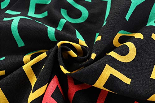 Mud Kingdom Cute Little Boys Bomber Jacket Colorful Letter Full Zipper 5T Black thumb #6