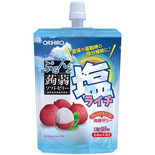 オリヒロ ぷるんと蒟蒻ゼリースタンディング 塩ライチ