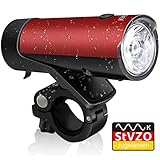 【Lange Laufzeit & Memeryfunktion】 Premium-Fahrradbeleuchtung mit Samsung Li-Ion bestückt, um eine Laufzeit von8 Stunden zu gewährleisten, CREE LED gewährleistet ein optimales Verhältnis von Lichtstärke und Energieverbrauch.