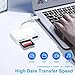 SD Card Reader for iPhone 16 15, MBODMI 3 in 1 SD/Micro SD Memory Card for iPhone/Mac, Digital Camera Adapter to iPhone with USB A Port for Laptop and More Android USB-C Devices,No App Required
