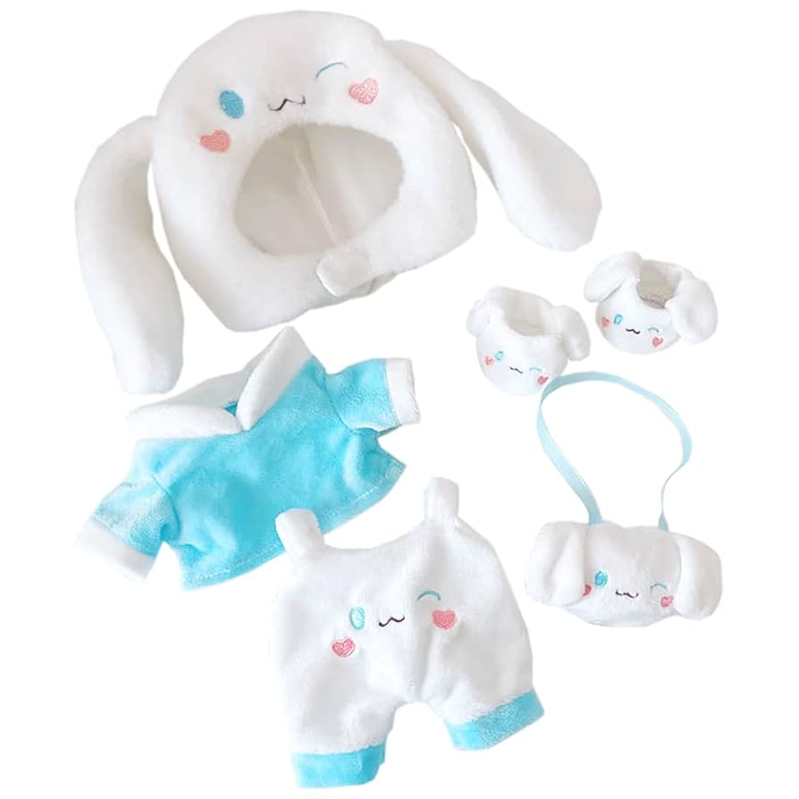 Amazon.com: niannyyhouse Doll Dressup 7.8in/20cm Plush Doll