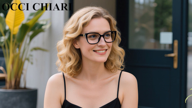 Amazon.com: OCCI CHIARI Wide Reading Glasses Women Retro Square