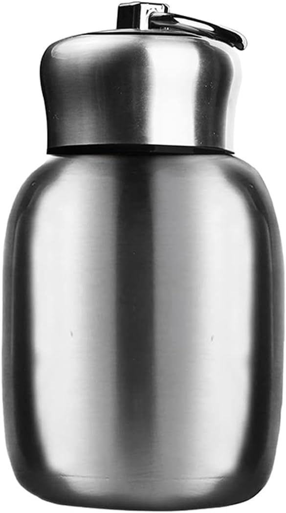 7oz/200ML Small Mini Vacuum Insulated Water Bottle Portable Leakproof Travel Mug Stainless Steel Cold and Hot Thermal Flask for Kids Children Women School Office Lunch Coffee Milk Tea (Original color)