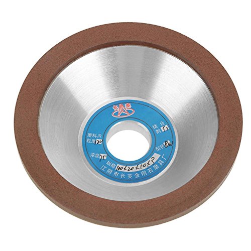 1 Pz 120 Grit 100mm Diamante Mola Smerigliatrice Disco Disco Grinder Accessorio Disco Lucidatura Ruota Rettifica per Calcestruzzo, Marmo, Granito, Pietra, Cemento e Ceramica