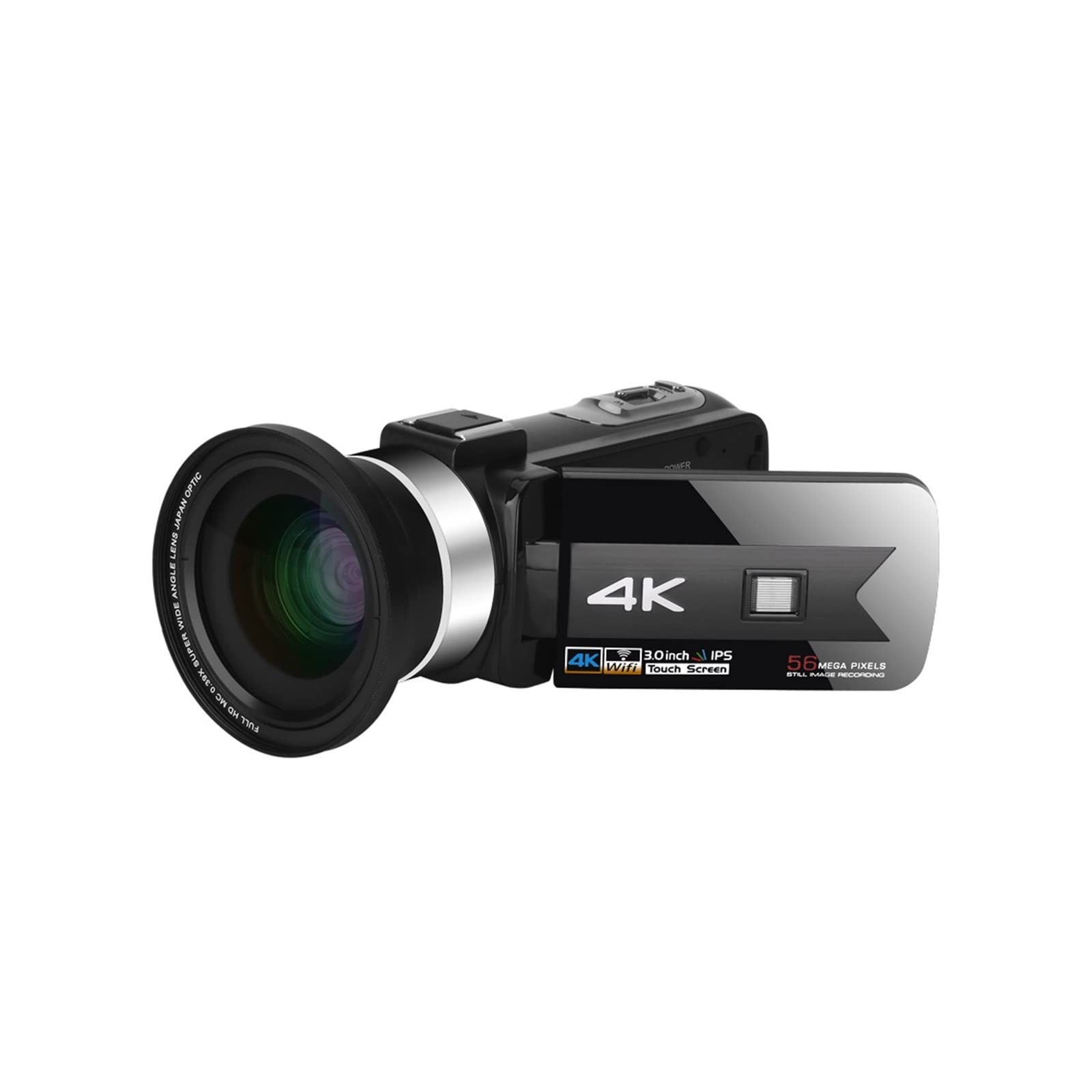 Caméscope WiFi 4K avec vision nocturne IR pour vlogging extérieur - 6