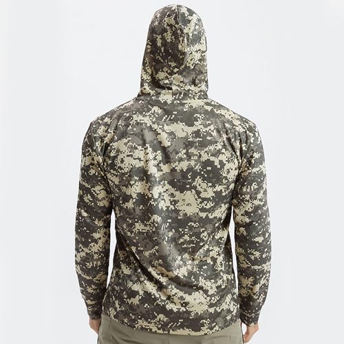 Sun Shirts for Men UPF 50+ Sun Protection Hoodie T-Shirt Long Sleeve SPF Outdoor Fishing Lightweight UV Hiking Shirts2
