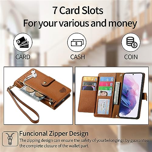 Pochette T-Mobile REVVL 8 zippée avec blocage RFID pour voyager l'esprit léger