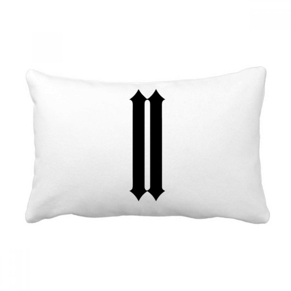Coussin oreiller lombaire chiffres romains un cadeau de décoration original pour la maison